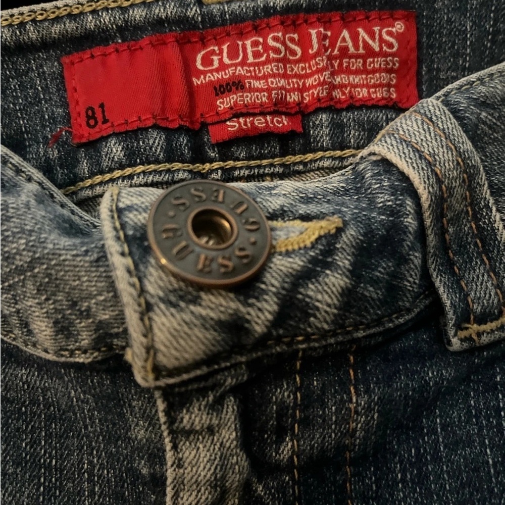 GUESS Men's Denim Straight Jeans